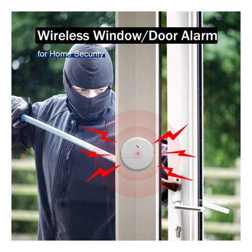 J Sensor De Alarma De Puerta/ventana For Hogar/hotel - 6