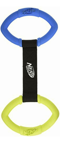 Nerf Products 1539 2-ring Strap Tug, Medium, Green/blue