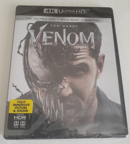 Venom 4k Ultra Hd Blu-ray Nuevo Original