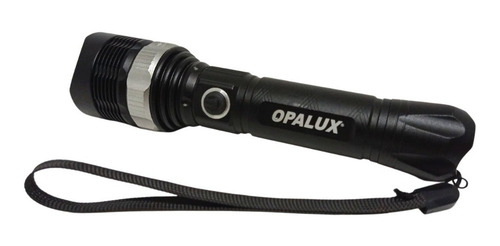 Linterna Táctica De Metal Recargable C/ Zoom Opalux Op-4927n