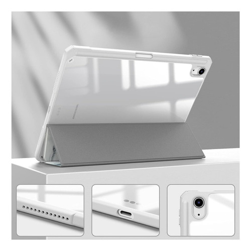 Funda Para iPad Air 11 Pulgadas 2024 Smart Marmol Color Blanco