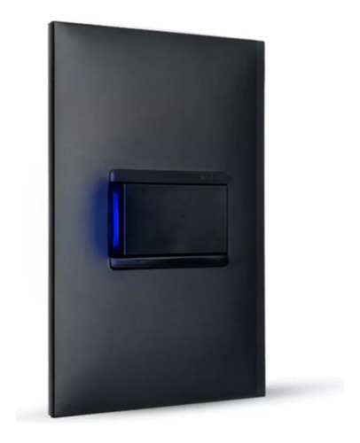 Interruptor  Three Way Horizontal 4x2 - Pial Plus + Preto