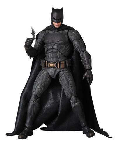 Figura Mafex 056 De Batman Dc Justice League, Juguete, 16 Cm