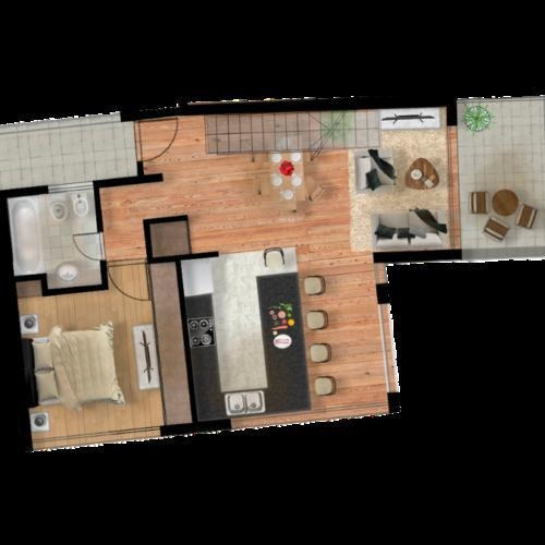Imagen 26 de 33 de 1 Y 2 Dormitorios En Fisherton, Opción Terrazas Exclusivas