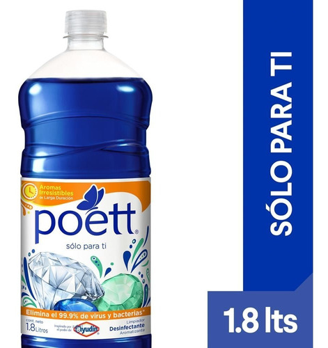Desinfectante Liquido Poett Solo Para Ti X 1,8 Lt