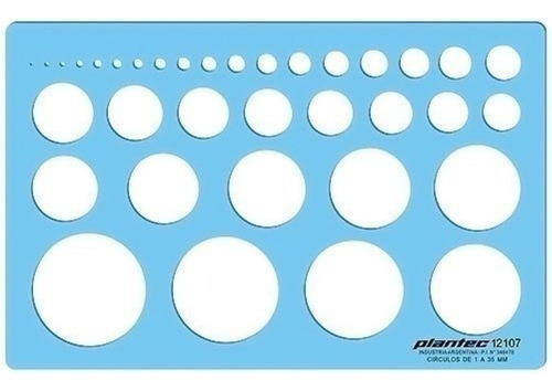 Plantilla De Circulos Plantec Serviciopapelero