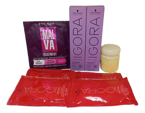 Kit Tintes Igora Royal Peróxido Matizante Mascarilla Guantes