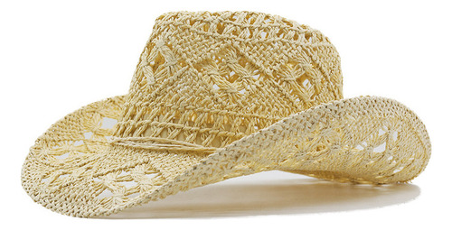 Sombrero De Playa Vaquero Plegable Estilo Occidental