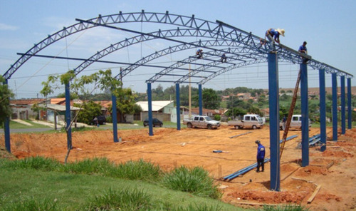 Imagem 7 de 9 de Estrutura De Galpão Prefabricado E Cobertura