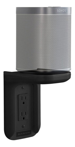 Estante De Salida Sanus Wsos1-b1 Ideal Para Sonos One, ... Color Negro