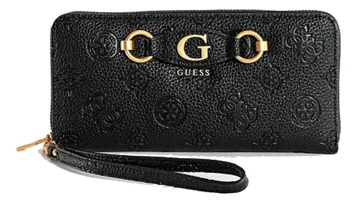 comprar Billetera Guess Negra Con Diseño Pd920946 - Mileus