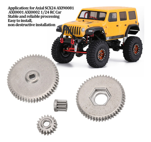 Caja De Engranajes Mediana De Transmisión De Metal Rc Engran