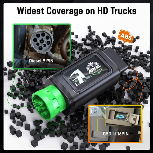Scanner Ancel Hd110 Para Camiones, Sistema Hdobd Y Obd2