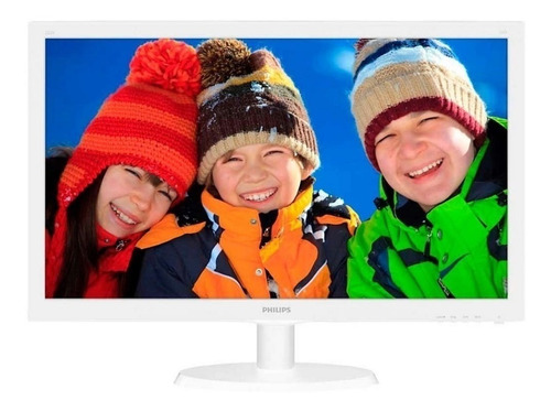 Imagem 2 de 6 de Monitor 21,5 Led Philips Branco Hdmi,vga,fhd - 223v5lhsw