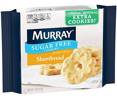 Murray Galletas Sin Azúcar, Pan Corto, Bandeja De 7