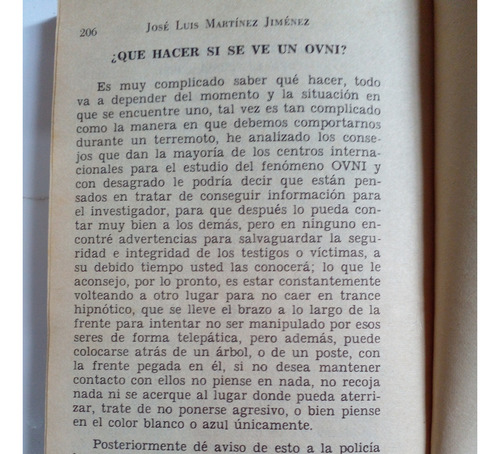 El Maravilloso Mundo De Los Ovnis J Luis Martínez Jiménez (Usado)
