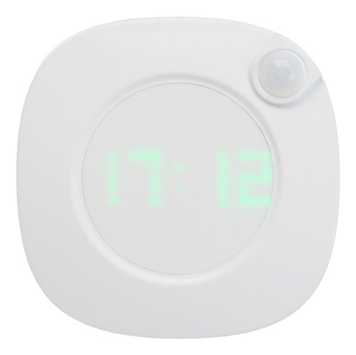 Reloj De Pared Con Sensor Y Luces Led, Alimentado Por Usb O