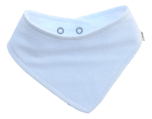 Imagen 3 de 10 de Pack X5 Babero Bandana Liso Doble Broche Somos Fabricantes