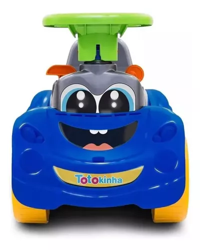 Motoca Azul Omotcha Com Adesivos Infantil Criança