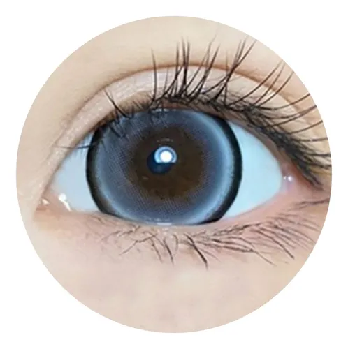 Lentes De Contacto Efecto Muñeca Gris