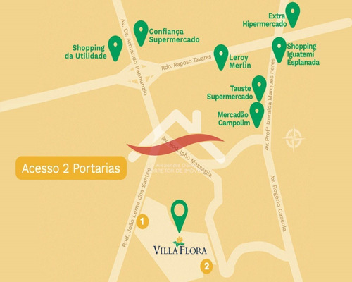 Imagem 21 de 21 de Ótimo Apartamento 70,57 M² No Villa Flora, 3 Dormitórios (1 Suíte), Varanda Gourmet, Lazer Completo, 2 Vagas Duplas. O Melhor Bairro Planejado! - Ap00168 - 69877821