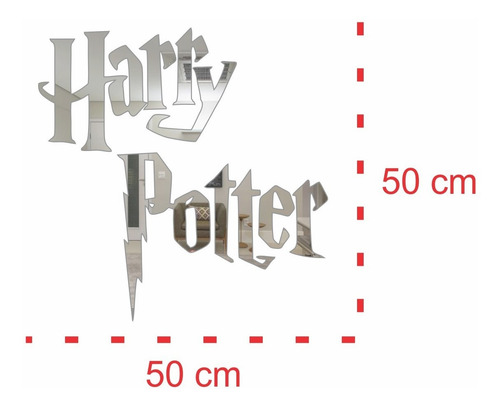 Imagem 3 de 3 de Espelho Harry Potter Decorativo Em Acrílico Promoção!