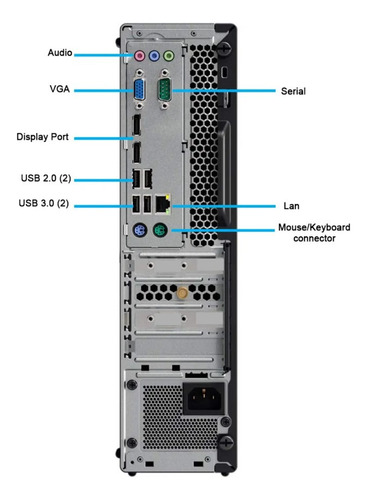 Cpu Lenovo Thinkcentre M710s Sff | Intel G4400 | 8gb | 500gb (Reacondicionado)