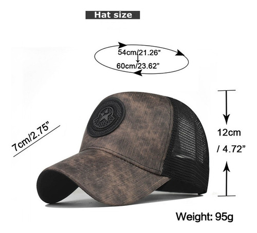 Gorra De Béisbol De Verano Al Aire Libre De Moda Para Hombre