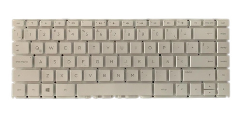 Teclado Hp 14-bs 14-bs006la Hp 14-bs007la 14-bs008la Blanco