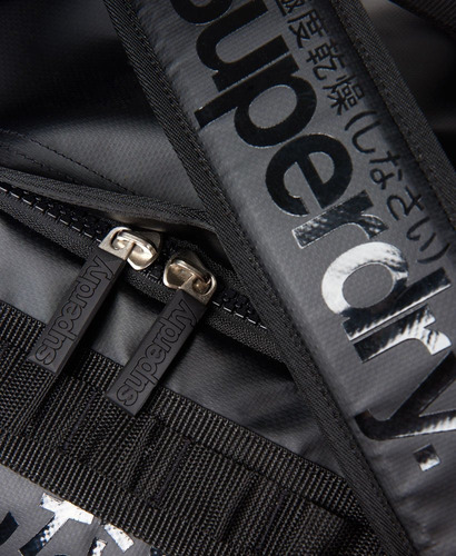 Bolso Superdry Original Kitbag Viaje 30kg 71 Cm Negro Cambio