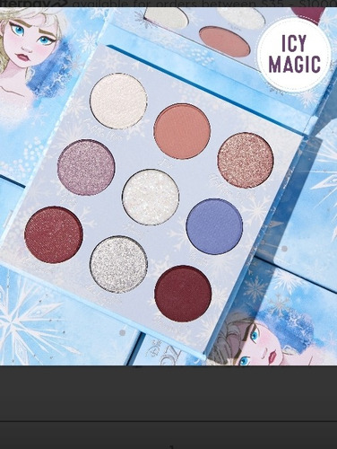 Paleta De Sombras De Frozen (elsa) Colourpop Original