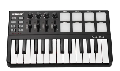 comprar Controlador Midi Pad Drum Controlador Midi Portátil Usb Worl