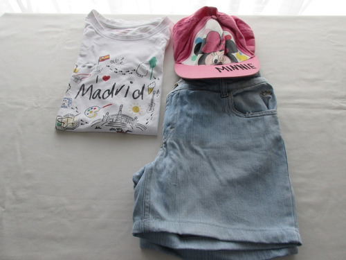 Lote De Remera, Short De Jean Y Viscera P/nena, Como Quieres