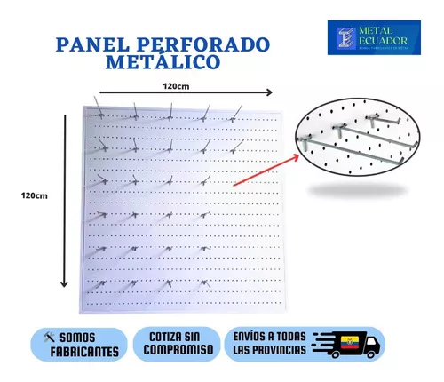 PANEL PERFORADO 120 X 60 CM - Comprar en KOPLAC