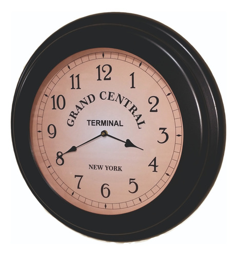 Reloj Pared Grand Central 50 Cm Deco Home Vintage Clásico 