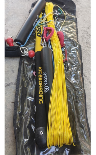 Imagen 9 de 9 de Kite Con Barra Mochila Vairo Pulsion 9 M Usado Sin Detalles