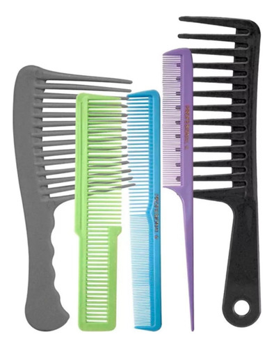 Kit De 5 Peines Para Estética O Personal Color Variable