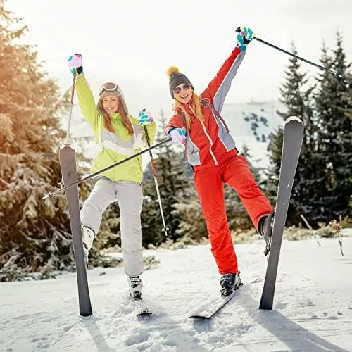 ONESING Guantes de esquí para hombre, guantes de snowboard impermeables  para pantalla táctil, guantes cálidos de invierno para hombres y mujeres  para