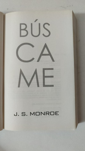 Buscame-j.s.monroe-editorial Harper Collins-(83) (Usado)