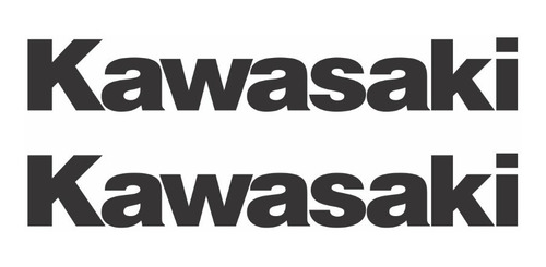 Adesivos Emblemas Compatível Com Kawasaki Tanque- Preto 06