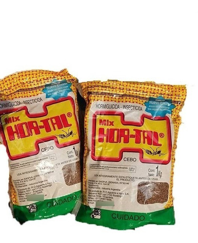 Imagen 2 de 8 de Hortal Hormiguicida 1 Kg.cebo Hormigas Hortal Mirex Envios