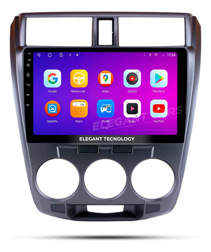 Autoradio Android Honda City 2008-2013 4+64gb 8core Qled