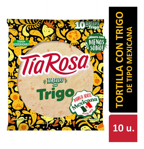 Tortillas De Harina De Trigo Tia Rosa De Fargo X 275 Grs