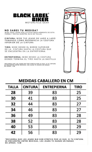 Imagen 3 de 10 de Pantalón Motociclista Kevlar Black Label Biker Baja 1000