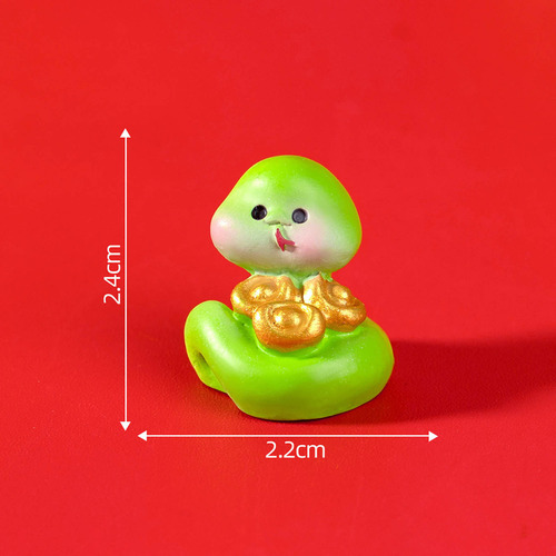 Djzh Sroje Figura De Serpiente En Miniatura De Resina De E