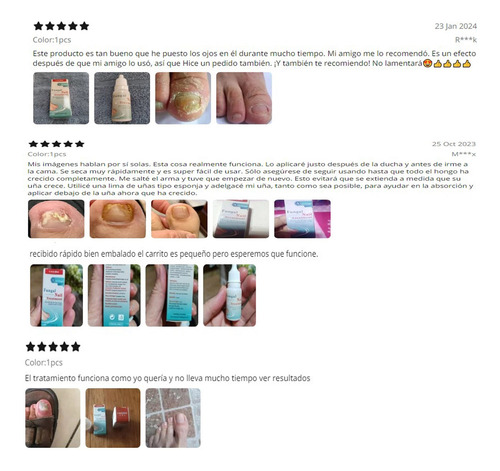 Suero Eficaz Para Hongos En Uñas - Pies Y Manos 2und