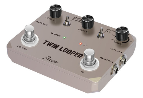 El Pedal Rowin Ltl-02 Twin Looper Mejora Los Pedales Looper