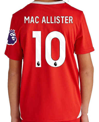 Camisetas Jugadores Liv #9 Darwin #11 Salah #10 Mac Allister
