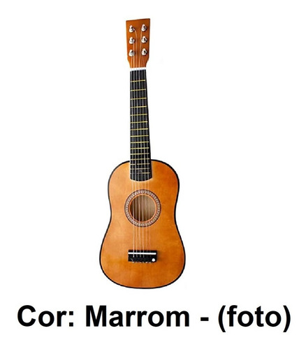 Mini Violão P/ Crianças /madeira/nylon + Brindes!!! Novo!!!!