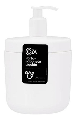 Porta Sabonete Liq. Full 450ml Branco Coza Banheiro Líquido